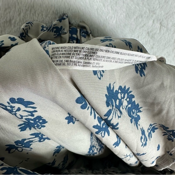 NWOT Intimately Free People Goddess Lounge Wide Leg Pants Pearl Combo Boho Satin - Picture 12 of 12